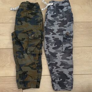 Joe Fresh Kids Camouflage Joggers - Green and Gray